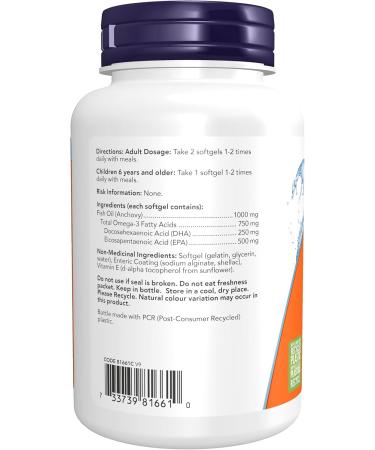 NOW Supplements Ultra Omega-3 1 000 mg Softgels 90 Count Unflavored 90 count (Pack of 1) - Buy Online on SooperMarket.com