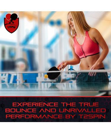 T2Spin Premium Ping Pong Gear - Table Tennis Set with 12 Balls | Ping Pong Accessories & Equipment - Buy Online on SooperMarket.com