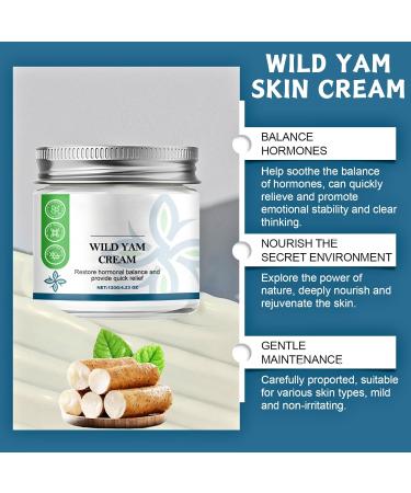 Wild Yam Cream Wild Yam Cream Hormone Balance Wild Yam Skin Cream Wild Yam Body Cream Wild Yam Body Creams For Women & Men Wild Yam Anti Aging Face Cream Moisturizing Cream for Face & Body - Buy Online on SooperMarket.com