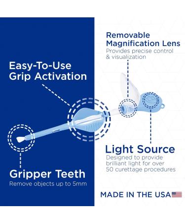 Bionix Lighted Forceps Foreign Object Removal Tool - Ideal for Healthcare Professionals - 10 Count - Buy Online on SooperMarket.com