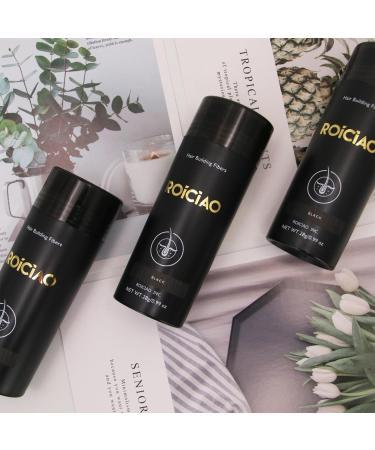 Shop Hair Fibres Black Professional Quality Hair Powder for Thinning Hair | Instant Concealment for Men & Women | No Greasy Residue - Buy Online on SooperMarket.com