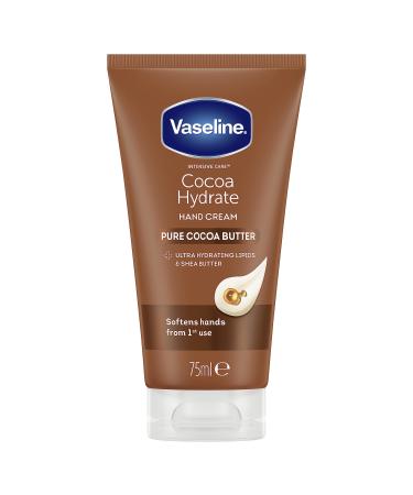 Vaseline Intensive Care Cocoa Hydrate moisturiser with ultra-hydrating lipids and shea butter Hand Cream for dry hands 75 ml 75 ml (Pack of 1)