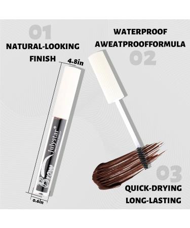 U-Shinein The Brow Glue 14H Extreme Hold Eyebrow Gel Non Sticky Formula Natural Finish Strong-Hold Clear-Drying and Water-Resistant Brow Gel Creates Laminated Brows LImitless Brow Looks Clear and Brown Clear + Brown - Buy Online on SooperMarket.com