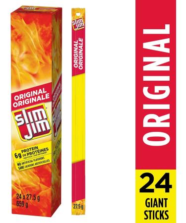 Slim Jim Giant - Original 27.5g Stick 24 Count Original Standup Caddy - Buy Online on SooperMarket.com