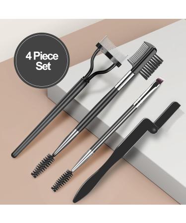 SWEET VIEW Professional Eye Makeup Tools Set - Eyelash Comb Separator Brow Brush & Curler for Perfect Lashes - International Shipping - Buy Online on SooperMarket.com