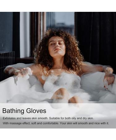 Exfoliating Bath Gloves for Body Washing | Dead Skin Removal Shower Scrub Gloves - Buy Online on SooperMarket.com