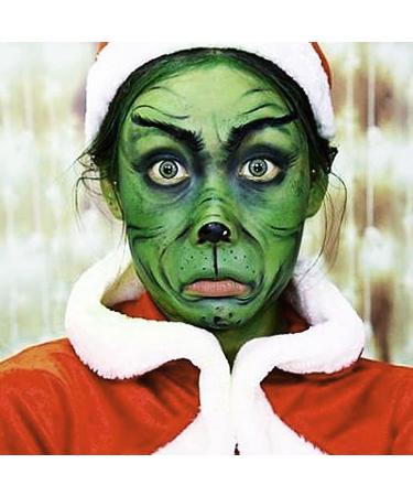 MEICOLY Green Cream Face Body Paint - Christmas Grinch Costume, Camouflage Hunting, Halloween SFX Makeup for Adults and Children - Buy Online on SooperMarket.com