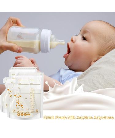 Jieyuchu Breast Milk Bags - 30 BPA-Free 250ml Storage Bags with Double-Row Closure for Quick Freezing & Thawing - Ideal for Breastfeeding - Buy Online on SooperMarket.com