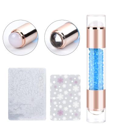 Nail Stamp Silicone French - Double-Headed Manicure Kit for Stunning Nail Art | Home Studio Essential - Buy Online on SooperMarket.com