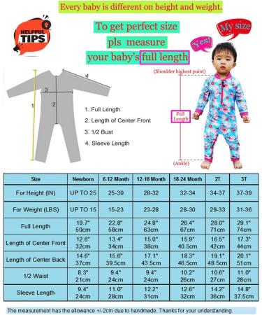 Baby Toddler Boy Swimsuit UPF 50+ Sun Protection Rash Guard Swimwear | Pink Fish Scales | 0-3 Years | 6-12 Months with Crotch Zipper - Buy Online on SooperMarket.com