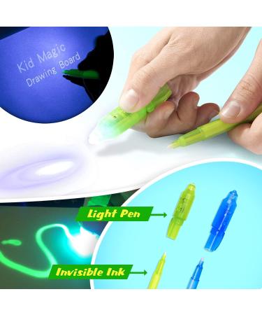 TOHETO Light Drawing Board for Kids A3+A5 - Educational Painting Writing Pad with Magic Pens for Toddlers - Perfect Christmas & Birthday Gift for Girls and Boys - Buy Online on SooperMarket.com
