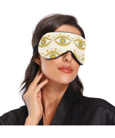 Haskirky Light Blocking Eye Mask - Breathable & Adjustable for Men and Women | Perfect for Travel, Yoga, Meditation, Office, and Deep Sleep - Buy Online on SooperMarket.com
