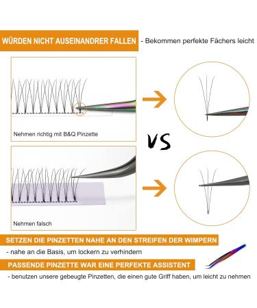 3D Volume Eyelash Extensions - C D Curl - 0.07/0.10mm - 12 Rows/Tray - International Shipping - Buy Online on SooperMarket.com