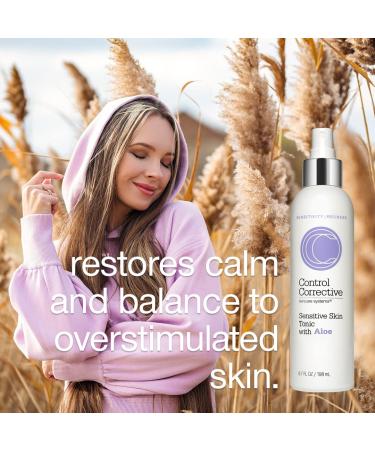 Control Corrective Sensitive Skin Tonic - 6.7 Fl Oz Aloe Vera & Chamomile | Soothing Refreshing Relief for Overstimulated Skin - Buy Online on SooperMarket.com