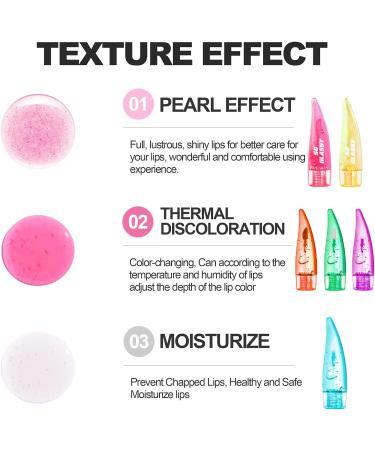 Mrettick Aloe Vera Lip Gloss: Long Lasting Nutritious Lip Balm for Lip Treatment and Dry Lips - Moisturizing Lip Oil - Color Changing Tinted Lip Balm Set - Buy Online on SooperMarket.com