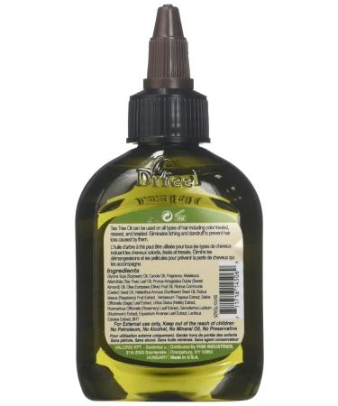 Difeel Premium Tea Tree Oil Hair Oil for Dry Scalp - 2.5 Ounce (Pack of 6) - Buy Online on SooperMarket.com