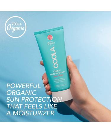 COOLA Organic Sunscreen SPF 50 Sunblock Body Lotion - Dermatologist Tested - Daily Protection - Vegan & Gluten Free - Guava Mango - 5 Fl Oz - Buy Online on SooperMarket.com