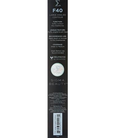 Sigma F40 Large Angled Contour Brush - Precision Makeup Tool for Perfect Contouring - Buy Online on SooperMarket.com