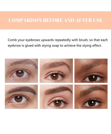 Clear Eyebrow Setting Gel 2PCS - Long Lasting, Waterproof, Sweat-Proof Brow Styling Gel for Makeup | Brows Styling Repair Liquid - Buy Online on SooperMarket.com