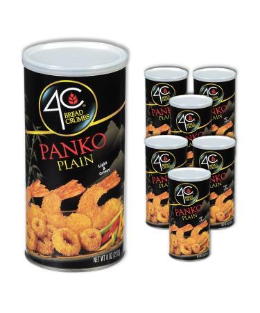 4C Premium Bread Crumbs Panko Plain 6 Pack Regular & Gluten Free Flavorful Crispy Crunchy Value Pack