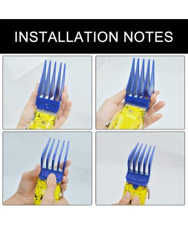 Wahl Hair Clipper Guards - 3 Pack Blue - Premium Compatible - BESTBOMG - Buy Online on SooperMarket.com