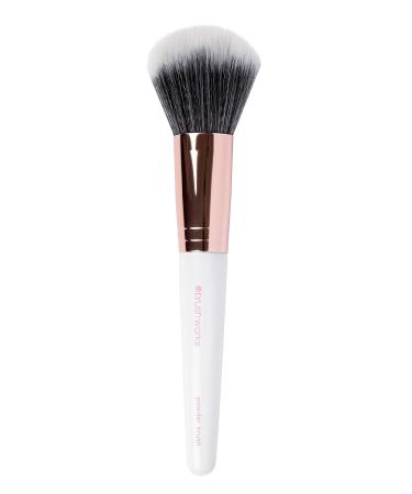 Shop Elegant Powder Brush - Pink & Gold | Perfect One Size for Flawless Makeup Application - International Shipping Available - Buy Online on SooperMarket.com