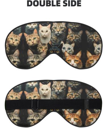 Buy Cat Soft Sleep Eye Mask | Female Breathable Eye Patch for Travel & Relaxation - International Shipping - Buy Online on SooperMarket.com
