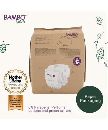 Bambo Nature Size 4 Maxi Eco Nappies 24PK - Enhanced Leakage Protection, Sustainable & Eco-Friendly, Secure & Comfortable Baby Nappies - Buy Online on SooperMarket.com