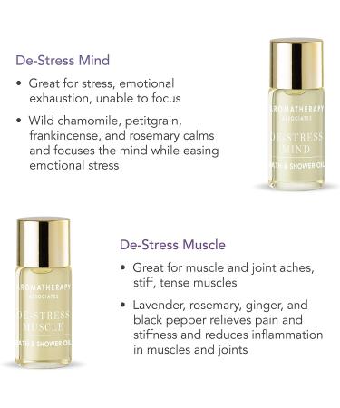 Aromatherapy Associates Discovery Wellbeing Miniature Bath & Shower Oil Set - 10 Premium Oils, 0.10 fl oz Each, in Gift Box - Buy Online on SooperMarket.com
