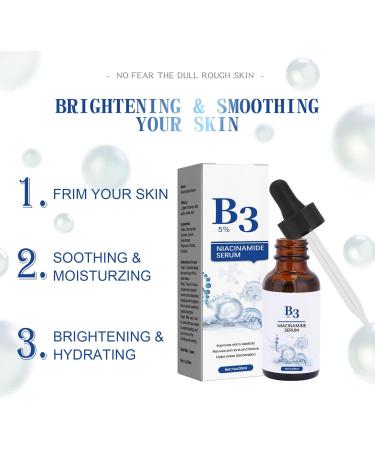 Nmbol Niacinamide Serum for Face Niacinamide Serum Anti-Aging Facial Essence Reines 5% Niacinamide Vitamin B3 & Hyaluronic Acid Pkin brightening essence for fading dark spots. - Buy Online on SooperMarket.com