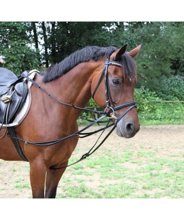 Buy Kerbl Triangular Reins WB/Full Black | Premium Quality International Shipping | Enhance Your Riding Experience - Buy Online on SooperMarket.com