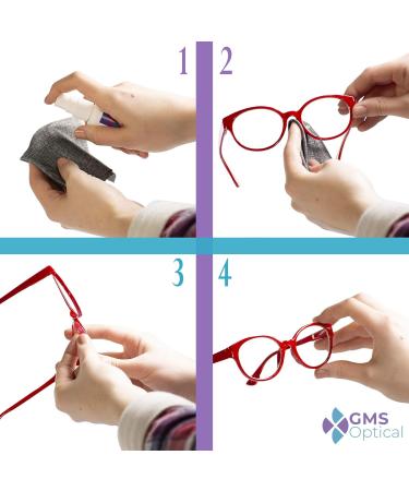 GMS Optical Soft Silicone Adhesive Nose Pads for Glasses Sunglasses and Eye Wear - 1.8mm x 18mm (Clear 5 Pair) - Buy Online on SooperMarket.com