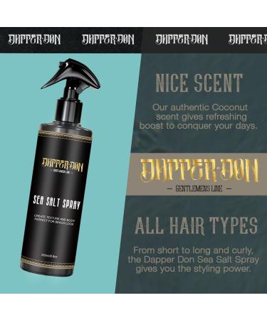 Dapper Don Sea Salt Styling Spray Added Texture & Thickness - Maximum Volume Sea Salt Spray | Leave-in for Body & Style | All Hair Types Medium Hold (8.8 floz) - Buy Online on SooperMarket.com