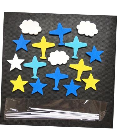 OFFSCH 16pcs Wedding Cake Decorations Cake Decorating Supplies Airplane Cupcake Toppers Cloud Cake Decorations Cupcakes Plane Cake Toppers Iron Wire Cake Picks Cloud Cupcake Toppers Flag - Buy Online on SooperMarket.com