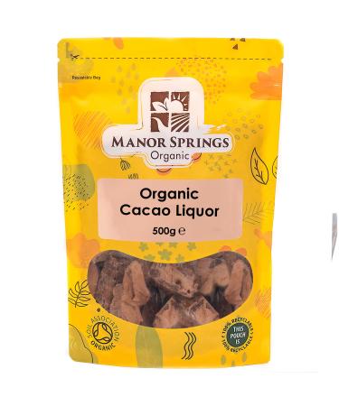 Organic Cacao Liquor/Mass 500g Cacao Liquor Paste by Manor Springs Organic