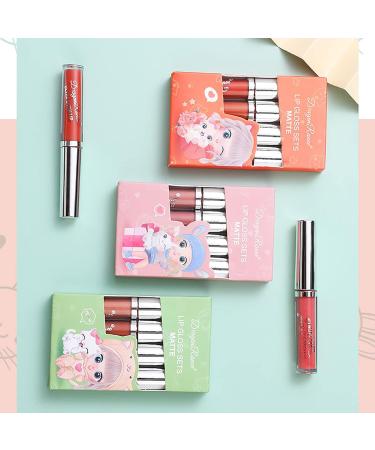 4 Colors Professional Matt Lip Balm - Waterproof Durable Lipstick & Gloss - Beauty Makeup #02 - Buy Online on SooperMarket.com