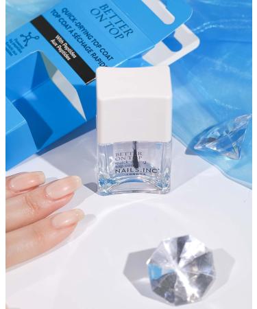 Nails.INC Better On Top Quick-Drying Top Coat 14ml - Fast-Drying Nail Polish Top Coat - Buy Online on SooperMarket.com