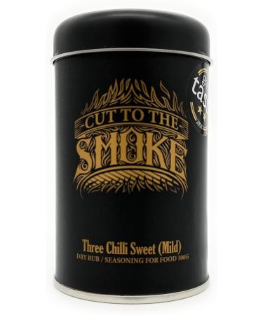 Three Chilli Sweet (Mild) 100g Shaker Tin - Award Winning Spice Blend - Buy Online on SooperMarket.com