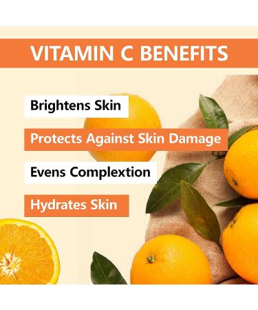 Vitamin C Facial Scrub & Exfoliator for Deep Cleansing & Brightening - 3.25 Oz - Buy Online on SooperMarket.com