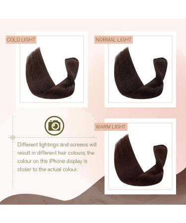 Brown Clip in Hair Extensions Real Human Hair 16 Inch 65g Hair Extensions Clip in 8 Pieces Clip in Hair Extensions - Buy Online on SooperMarket.com