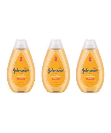 Johnson's Baby Shampoo with Tear-Free Formula, Shampoo for Baby's Delicate Scalp & Skin & Gently Washes Away Dirt & Germs, Free of Parabens, Phthalates, Sulfates and Dyes, 13.6 fl. oz (Pack of 3) 13.6 Ounce 3-Pack