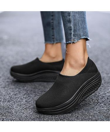 Shop Women's Fitness Shoes - Comfortable Barefoot Sneakers Flat Slippers & Diabetic Options in Black - Size 42 EU - Buy Online on SooperMarket.com
