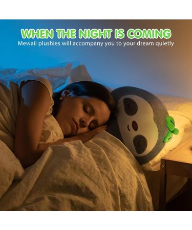 Mewaii 14 Soft Gray Sloth Mushroom Pillow Stuffed Animal Plush - Cuddly Gray Sloth Plushie Toy for Kids - Buy Online on SooperMarket.com