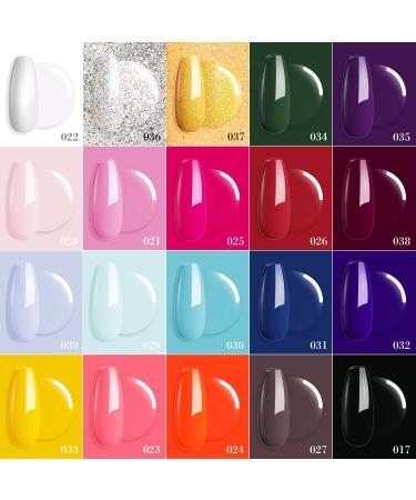 AZUREBEAUTY All Season 20 Color Dip Powder Nail Kit - Classic Spring Summer Starter Kit with 4 Pcs Liquid Set - French Art Manicure DIY Salon Gift Set for Women - Buy Online on SooperMarket.com