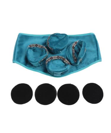 Moxibustion box cloth bag adjustable strap heat insulation embroidery moxa box cloth bag cover moxibustion cloth cover