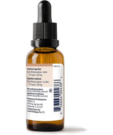 Vimergy Organic Atlantic Dulse Extract 55ml - Liquid Seaweed Supplement for Healthy Eyesight and Thyroid - Alcohol-Free, Gluten-Free, Vegan & Paleo Friendly - Buy Online on SooperMarket.com
