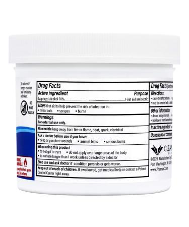 Pharma-C 70% Isopropyl Alcohol Pads - 100 Extra Large Pads | Made in USA - Buy Online on SooperMarket.com