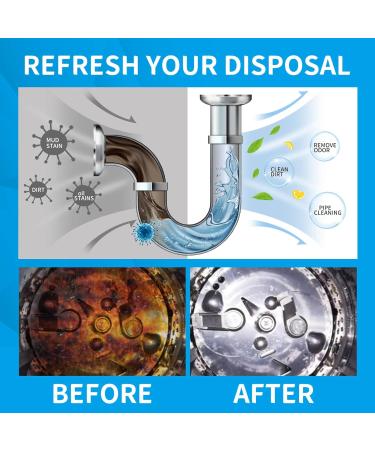 NATRUTH Garbage Disposal Cleaner Deodorizer Tablets 24 Pack - Lemon Fresh Formula Disposer Freshener Natural Kitchen Drain Cleaning Tablet - Buy Online on SooperMarket.com
