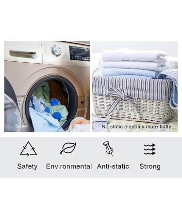 KOMUNJ 5 Pcs Laundry Tumble Dryer Balls - Reusable Plastic Balls for Speeding Drying and Reducing Creases - Buy Online on SooperMarket.com