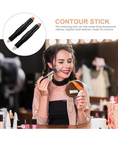 Gogogmee 2pcs Contour Stick Contouring Stick for Women Highlighter Stick for Makeup Contouring Stick for Makeup Women Makeup Supplies Makeup Contouring Stick Makeup Concealer Stick - Buy Online on SooperMarket.com